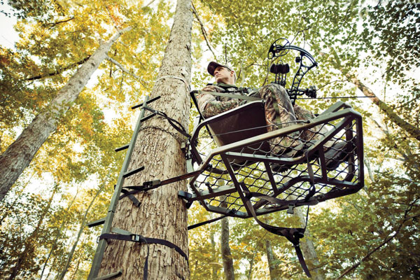 Tree Stand 25' Climbing Sticks Hunting Ladder Deer Treestand Blind Man Climbing 